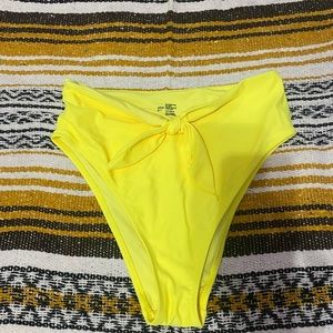 Yellow Arie Bathing Suit Bottoms